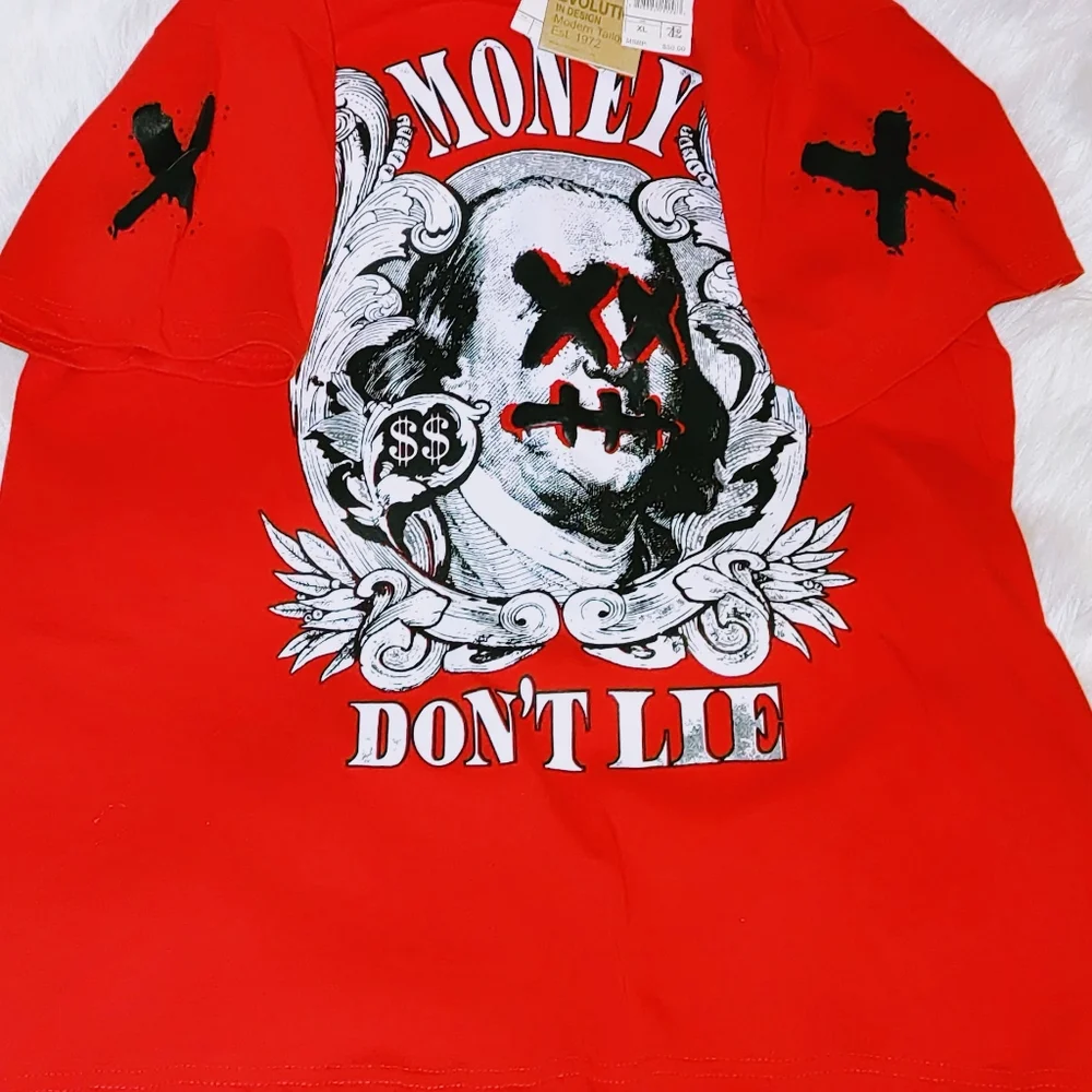 Evolution In Design- Money Don't Lie Men's Tee - Picture 4 of 5